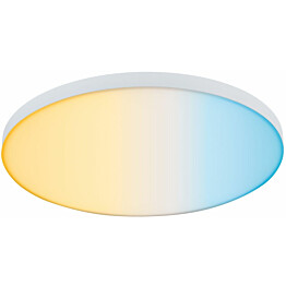 LED-paneeli Paulmann Velora, Smart Home Zigbee 3.0, Ø40cm, 22W, säädettävä värilämpötila, himmennettävä, valkoinen