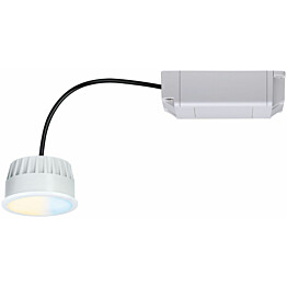 LED-moduuli Paulmann Smart Home Zigbee 3.0, 50mm, 6W, 470lm, 230,V, 2700K, säädettävä värilämpötila, himmennettävä, satiini