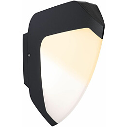 LED-ulkoseinävalaisin liike- ja hämärätunnistimella Paulmann Ikosea, Smart Home Zigbee 3.0, IP44, 5x20.3cm, säädettävä värilämpötila, antrasiitti