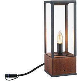 Pollarivalaisin Paulmann Plug &amp; Shine Venea, 40cm, IP44, 1900K, 2W, puu