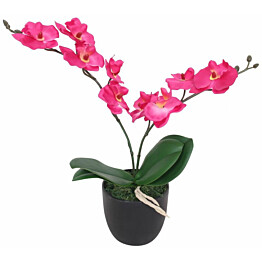 Tekokukka ruukulla orkidea 30 cm punainen_1