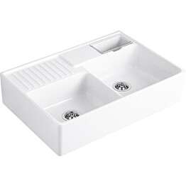 Keittiöallas Villeroy &amp; Boch Butler Sink 90 Alpin White Valkoinen CeramicPlus