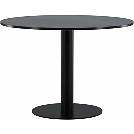 Ruokapöytä Venture Home Estelle Ø106cm, harmaa/musta