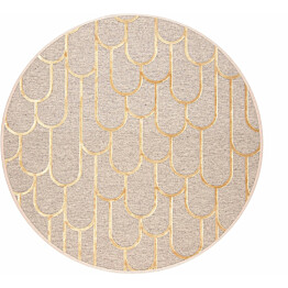 Matto VM Carpet Paanu mittatilaus pyöreä kulta
