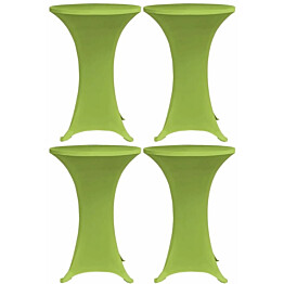 Venyvä pöydänsuoja 4 kpl 60 cm vihreä_1