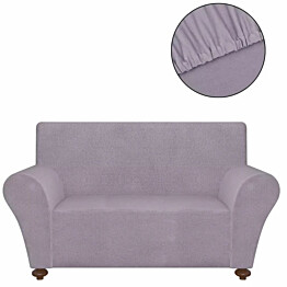 Venyvä sohvan suojapäällinen harmaa polyesteri_1