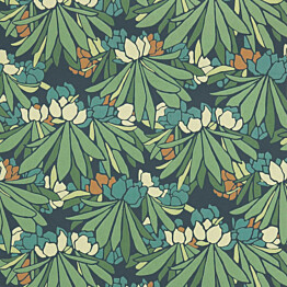Tapetti 1838 Wallcoverings Rhododendron, 0.52x10.05m, non-woven