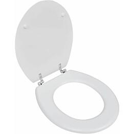 WC istuin MDF yksinkertainen muotoilu valkoinen