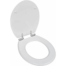 WC istuin soft close MDF yksinkertainen muotoilu valkoinen