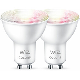 LED-älypolttimo WiZ, Wi-Fi, 5W, GU10, värivaihto, 2kpl