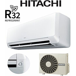 Ilmalämpöpumppu Hitachi Shirokuma Nordic, sisäyksikkö RAK35RXE, ulkoyksikkö RAC35WXEN