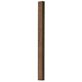 Aitatolppa K02/125R 125x125 mm sahapintainen ruskea