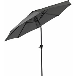 Aurinkovarjo Cambre, Ø250cm, tumman harmaa
