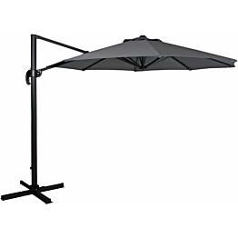 Aurinkovarjo Linz, Ø300cm, tumman harmaa