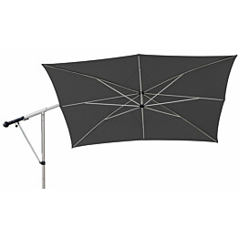 Aurinkovarjo MAY Mezzo MG 2,6x2,6 m neliö tummanharmaa