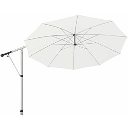 Aurinkovarjo MAY Mezzo MG 3,3 m pyöreä luonnonvalkoinen