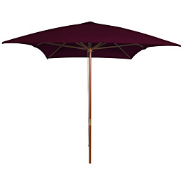 Aurinkovarjo puurunko 200x300 cm viininpunainen