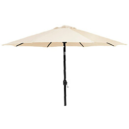 Aurinkovarjo Ø 300 cm valkoinen