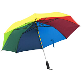 Automaattisesti taittuva sateenvarjo 124 cmmonivärinen