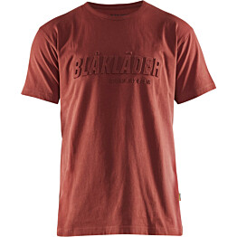 T-paita Blåkläder 3531 3D, ruosteenpunainen, koko XXXL