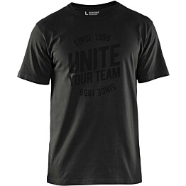 T-paita Blåkläder 9197 Limited Unite, musta, koko XXL
