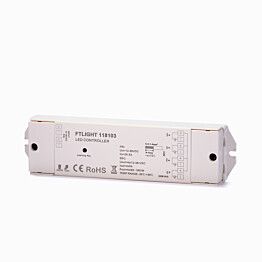 LED-himmennin/vastaanotin FTLight Perfect langaton RF/WIFI 4-kanavainen 12-36VDC 4A