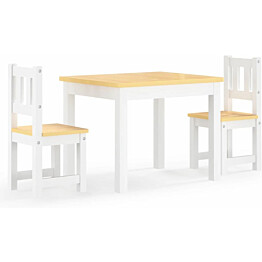 3-osainen lasten pöytä ja tuolisarja, MDF.