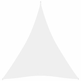 Aurinkopurje Oxford-kangas kolmio, 4x5x5m, valkoinen