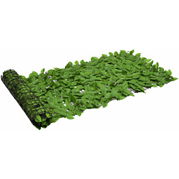 Parvekkeen suoja vihreillä lehdillä, 300x75cm