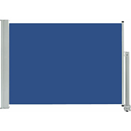 Sisäänvedettävä terassin sivumarkiisi, 80x300cm, sininen