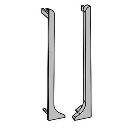 Jalkalistan päätykappale Progress Profiles Skirting 40 2 kpl rst