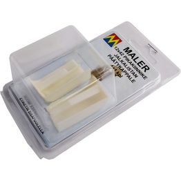 Jalkalistan päätykappale Maler R10, 12x42mm, 1+1, valkoinen