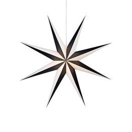 Joulutähti Markslöjd Alva, Ø 75x11cm, paperi, musta/valkoinen