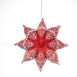 Joulutähti Markslöjd Hall 70x20x70 cm punainen