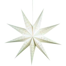 Joulutähti Solvalla 100 cm paperi valkoinen