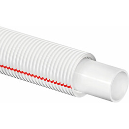 Käyttövesiputki Uponor Aqua Pipe suojaputkessa, valkoinen/punainen, 15x2.5mm, 25/20mm, 200m