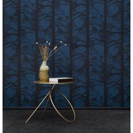 Kuitutapetti Vallila Klassikot Vol 2 5360-1 Kelohonka, 0.53x11.2m, tummansininen