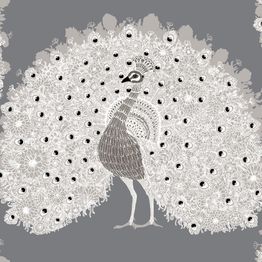 Kuitutapetti Vallila Hetkessä Riikinkukko 5240-1, 0,53 x 11,2m