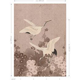 Kuvatapetti Esta Paradise XL Japanese Cranes 2x2,79m