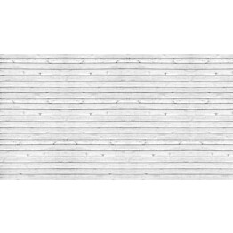 Kuvatapetti Rebel Walls Horizontal Boards White, non-woven, mittatilaus