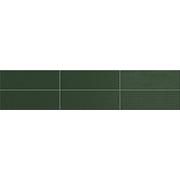 Kuviolaatta Pukkila Soho Racing Green himmeä struktuuri 297x97mm