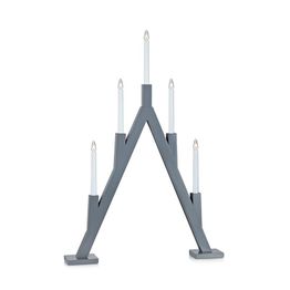 Kynttelikkö Markslöjd Bjurfors, 5-osainen, harmaa