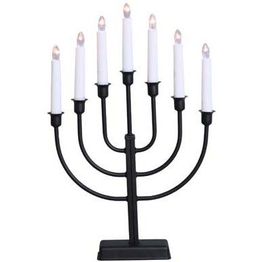 Kynttelikkö Star Trading Kristina 7-osainen 47 cm musta