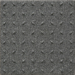 Lattialaatta Pukkila Natura Speckled Black-White himmeä struktuuri dd 96x96 mm