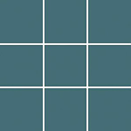 Lattialaatta Pukkila Pro Technic Color Dark Turquoise himmeä sileä 97x97 mm