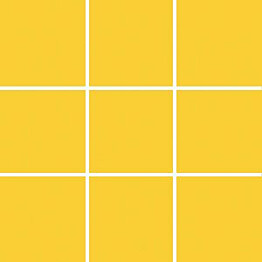 Lattialaatta Pukkila Pro Technic Color Yellow Matt himmeä sileä 97x97 mm