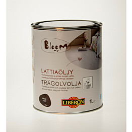 Lattiaöljy Liberon Bloom 1 l musta (066954)