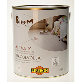 Lattiaöljy Liberon Bloom 2,5 l valkoinen (066955)