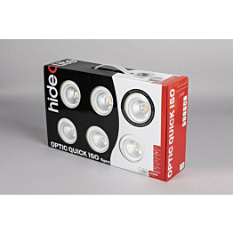 LED-alasvalosarja Hide-a-lite Optic Quick ISO 6-pack 2700K valkoinen