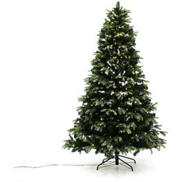 LED-joulukuusi Nordic Winter, PE/PVC-sekoite, 150x106cm